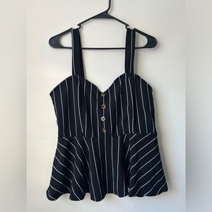 Women’s Peplum Top (0XL)